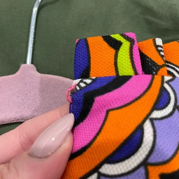 Vintage Oleg Cassini Psychedelic Maxi Dress | Late 1960s–Early 1970s XS - Picture 8 of 13